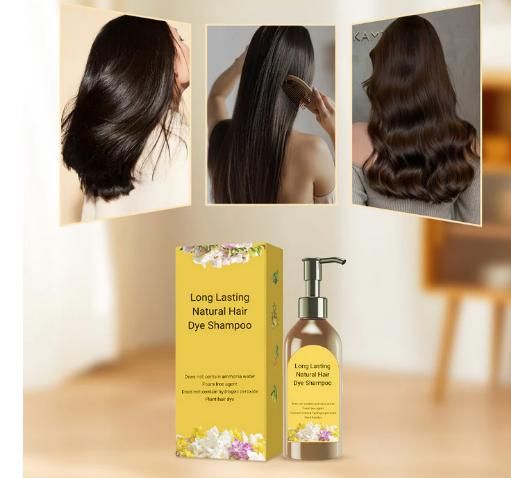 Long Lasting Natural Hair Dye Shampoo 100ML (Pack of 2)